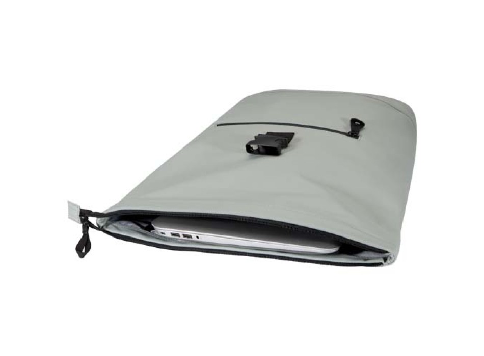 Zaino roll-top per portatile da 15" in materiale riciclato certificato GRS da 18 litri Resi Plus FullGadgets.com