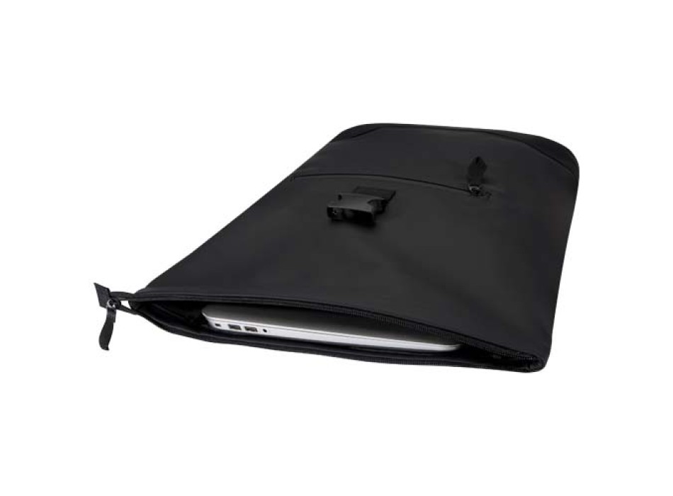Zaino roll-top per portatile da 15" in materiale riciclato certificato GRS da 18 litri Resi Plus FullGadgets.com