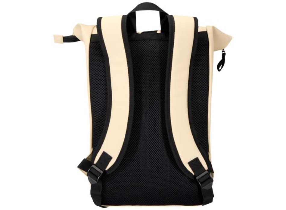 Zaino roll-top per portatile da 15" in materiale riciclato certificato GRS da 18 litri Resi Plus FullGadgets.com