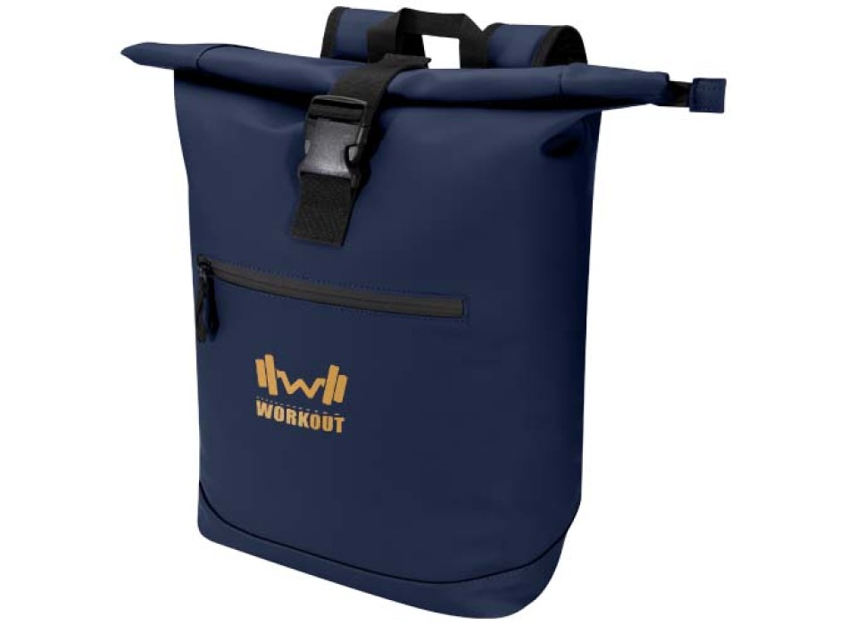 Zaino roll-top per portatile da 15" in materiale riciclato certificato GRS da 18 litri Resi Plus FullGadgets.com