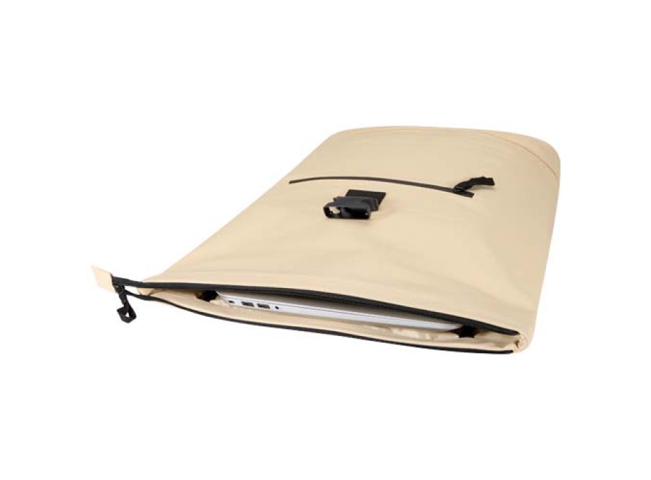 Zaino roll-top per portatile da 15" in materiale riciclato certificato GRS da 18 litri Resi Plus FullGadgets.com