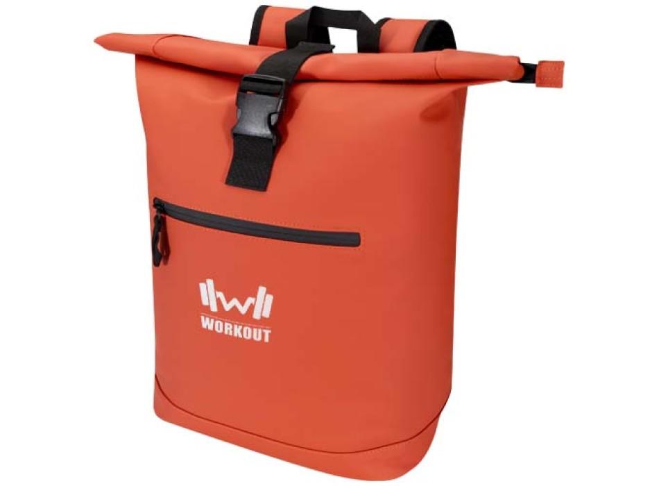 Zaino roll-top per portatile da 15" in materiale riciclato certificato GRS da 18 litri Resi Plus FullGadgets.com