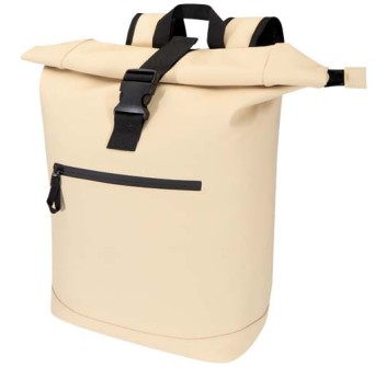 Zaino roll-top per portatile da 15" in materiale riciclato certificato GRS da 18 litri Resi Plus FullGadgets.com