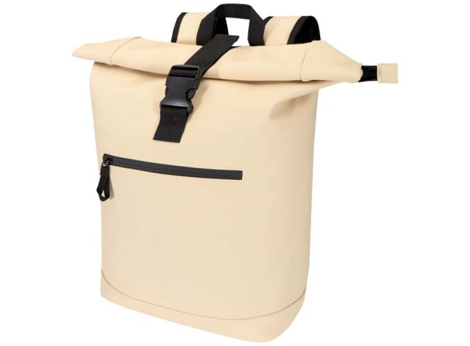 Zaino roll-top per portatile da 15" in materiale riciclato certificato GRS da 18 litri Resi Plus FullGadgets.com