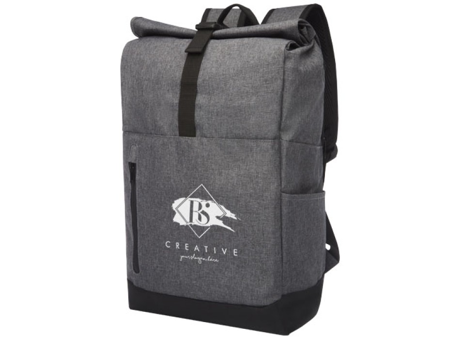 Zaino roll-up certificato GRS per portatile da 15,6" Hoss - 12L FullGadgets.com