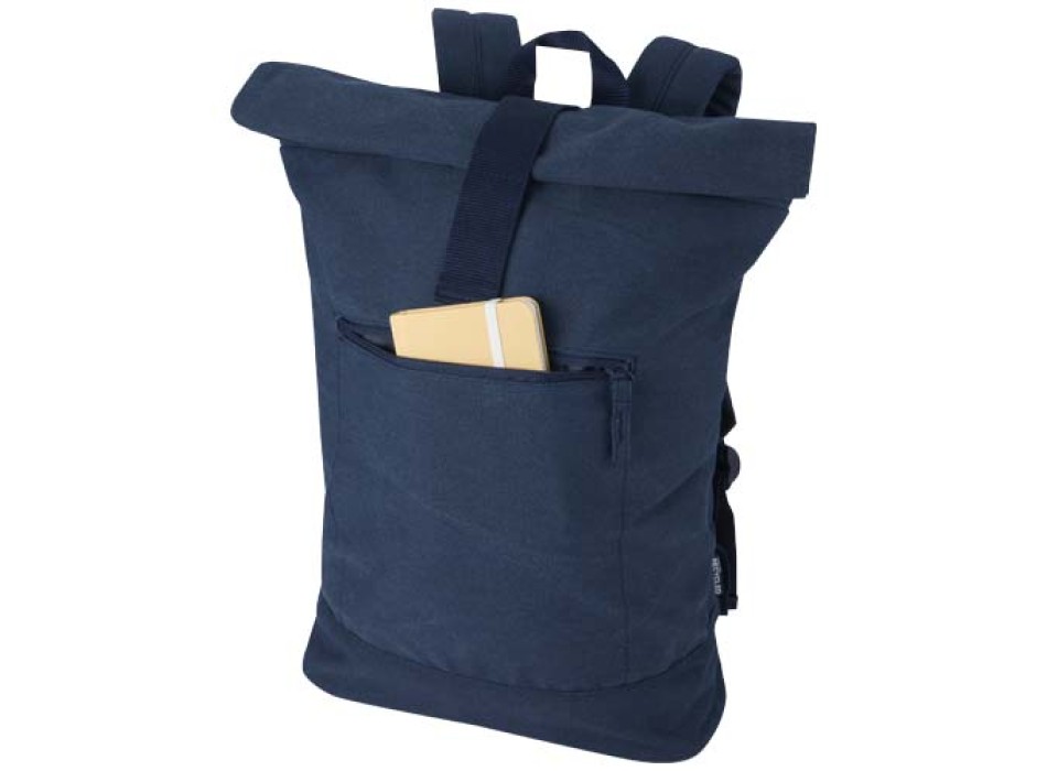 Zaino rolltop per portatile da 14" in materiale riciclato Recanvas - 16L FullGadgets.com