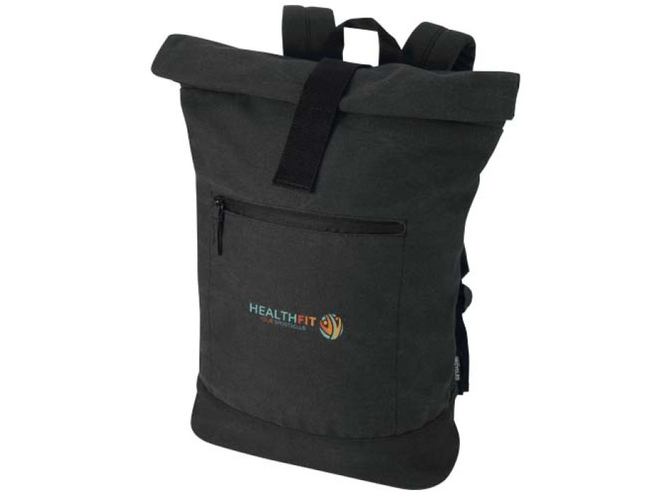 Zaino rolltop per portatile da 14" in materiale riciclato Recanvas - 16L FullGadgets.com