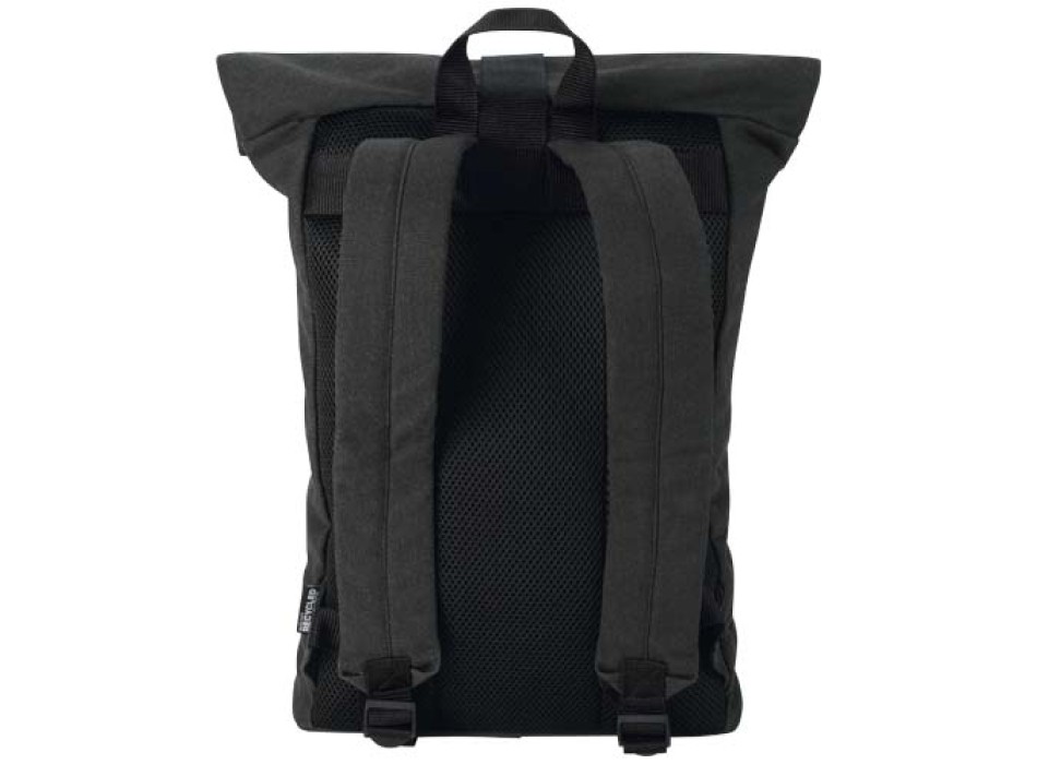 Zaino rolltop per portatile da 14" in materiale riciclato Recanvas - 16L FullGadgets.com