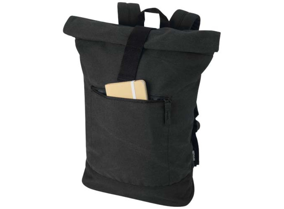 Zaino rolltop per portatile da 14" in materiale riciclato Recanvas - 16L FullGadgets.com