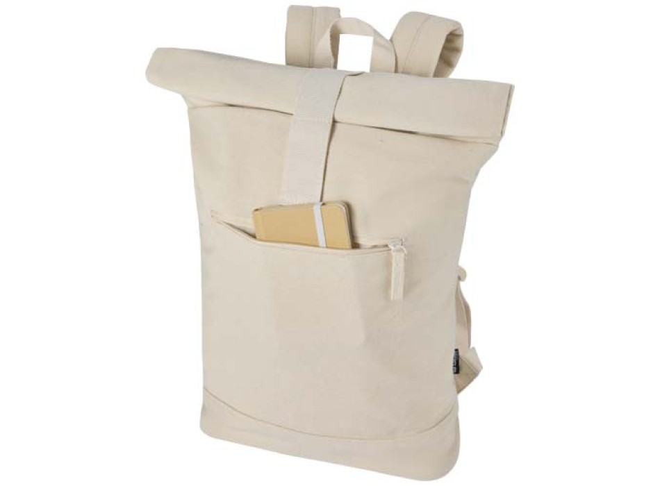 Zaino rolltop per portatile da 14" in materiale riciclato Recanvas - 16L FullGadgets.com