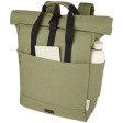 Zaino rolltop per portatile da 15" in canvas riciclato certificato GRS Joey - 15L FullGadgets.com