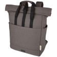 Zaino rolltop per portatile da 15" in canvas riciclato certificato GRS Joey - 15L FullGadgets.com