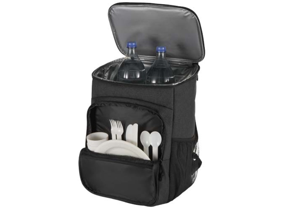 Zaino termico per picnic in materiale riciclato certificato GRS con set di posate Tundra - 20L FullGadgets.com