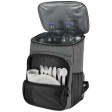 Zaino termico per picnic in materiale riciclato certificato GRS con set di posate Tundra - 20L FullGadgets.com