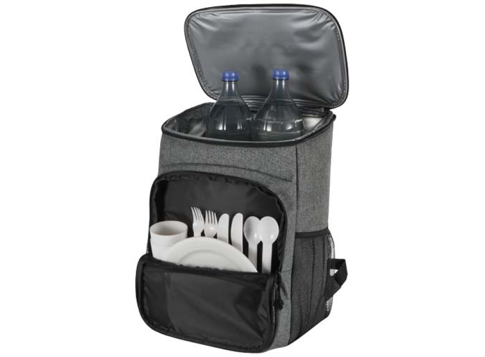 Zaino termico per picnic in materiale riciclato certificato GRS con set di posate Tundra - 20L FullGadgets.com