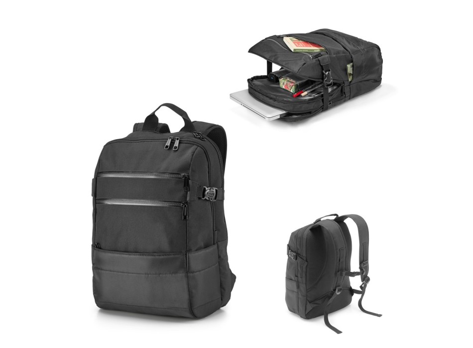 ZIPPERS BPACK. Zaino porta PC 15'6'' in poliestere 300D e jacquard 840D FullGadgets.com