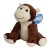 Zoo Animal Monk Bjarne 100% Poliestere Personalizzabile