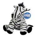 Zoo Animal Zebra Zora 100% Poliestere Personalizzabile