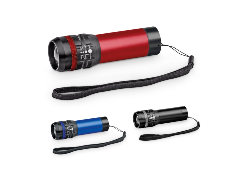 ZOOMIN. Torcia in alluminio con funzione zoom con 3 modalità di illuminazione FullGadgets.com