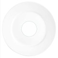 on the saucer