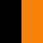nero/arancione fluo