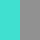 turchese/grigio scuro