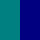 verde petrolio/blu navy francese