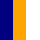 blu navy francese/arancione/bianco