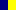blu navy/giallo brillante
