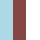 blu chiaro/marrone scuro/bianco