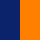 Blu Scuro/Arancione Chiaro