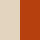 naturale/arancione ruggine