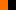 Arancio,nero 